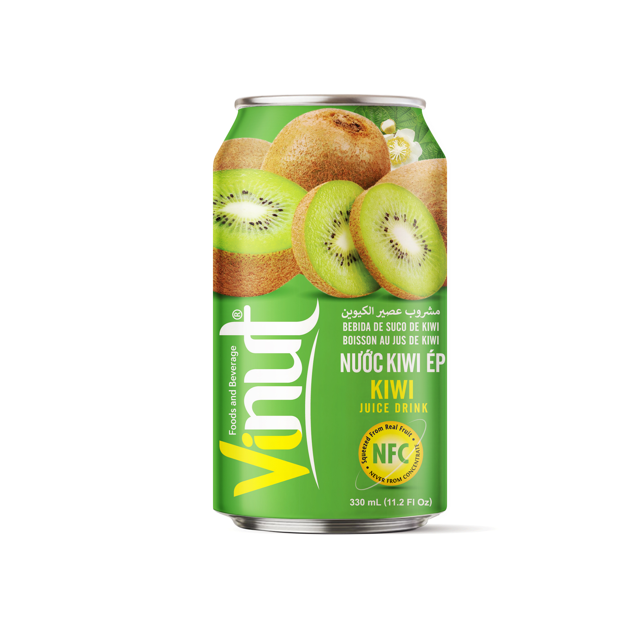 330ml_kiwi VINUT NFC Kiwi Juice Drink - Image 1