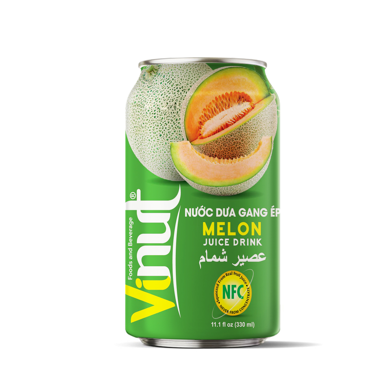 330ml_melon VINUT NFC Melon Juice Drink - Image 1