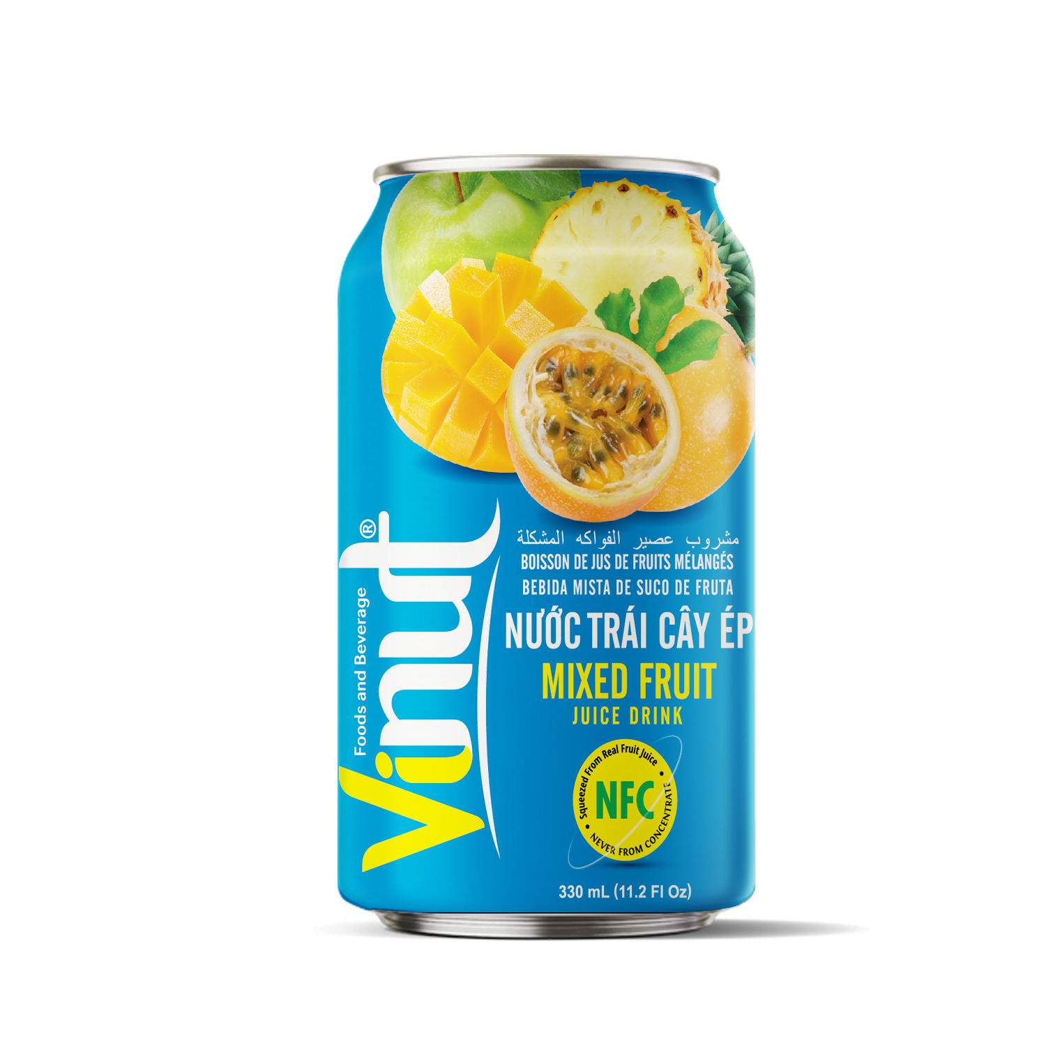 330ml_mixed VINUT NFC Mixed Fruit Juice Drink - Image 1