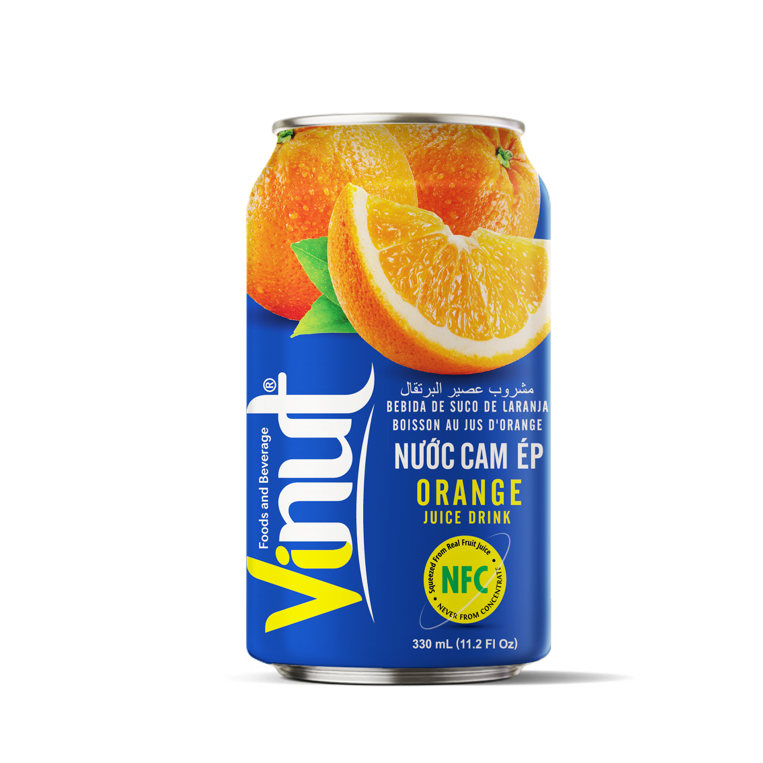 330ml_orange VINUT NFC Orange Juice Drink - Image 1