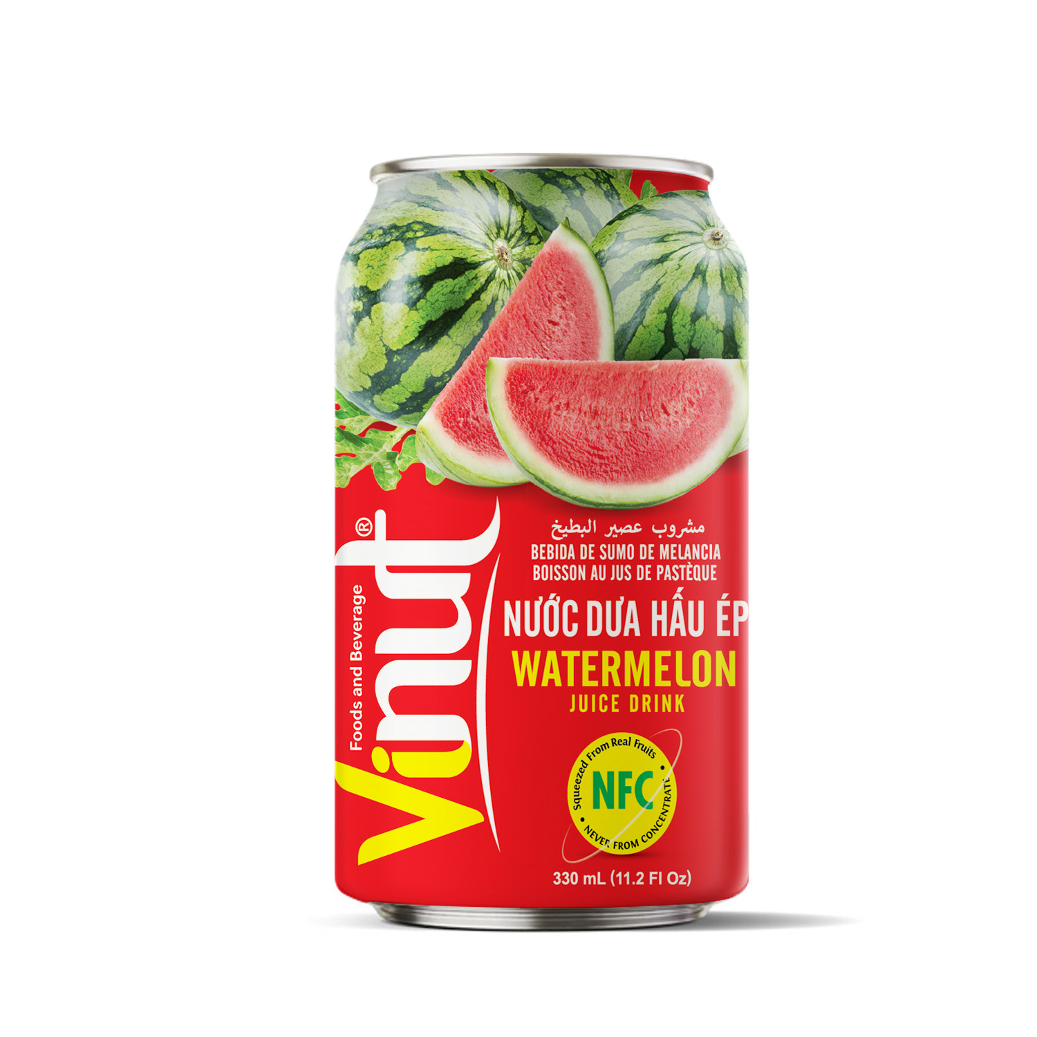 330ml_watermelon VINUT NFC Watermelon Juice Drink - Image 1
